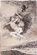 Francisco Goya There it goes oil on canvas